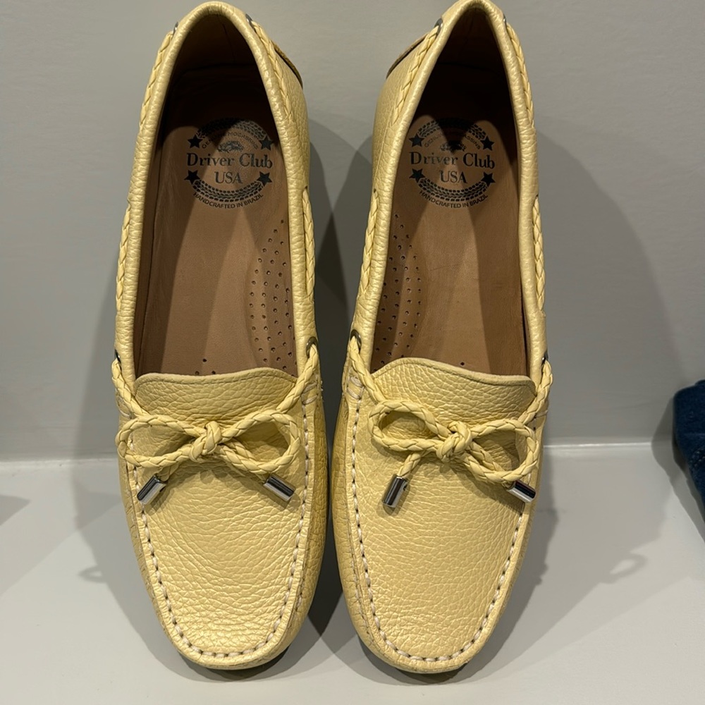 Drivers Club soft yellow size 10 women’s shoes